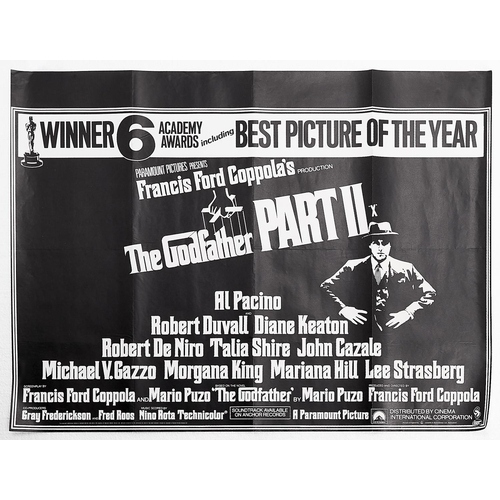 Appraisal: Film Poster The Godfather II printed by Lonsdale and Bartholomew