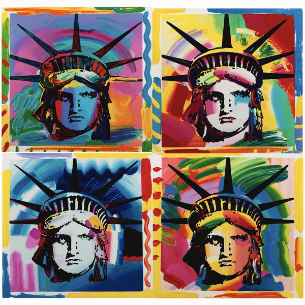 Appraisal: PETER MAX GERMAN AMERICAN B x Liberty Suite Suite of