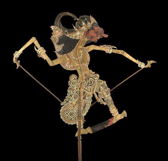 Appraisal: Fine Javanese Shadow Puppet pre- the leather body with intricate