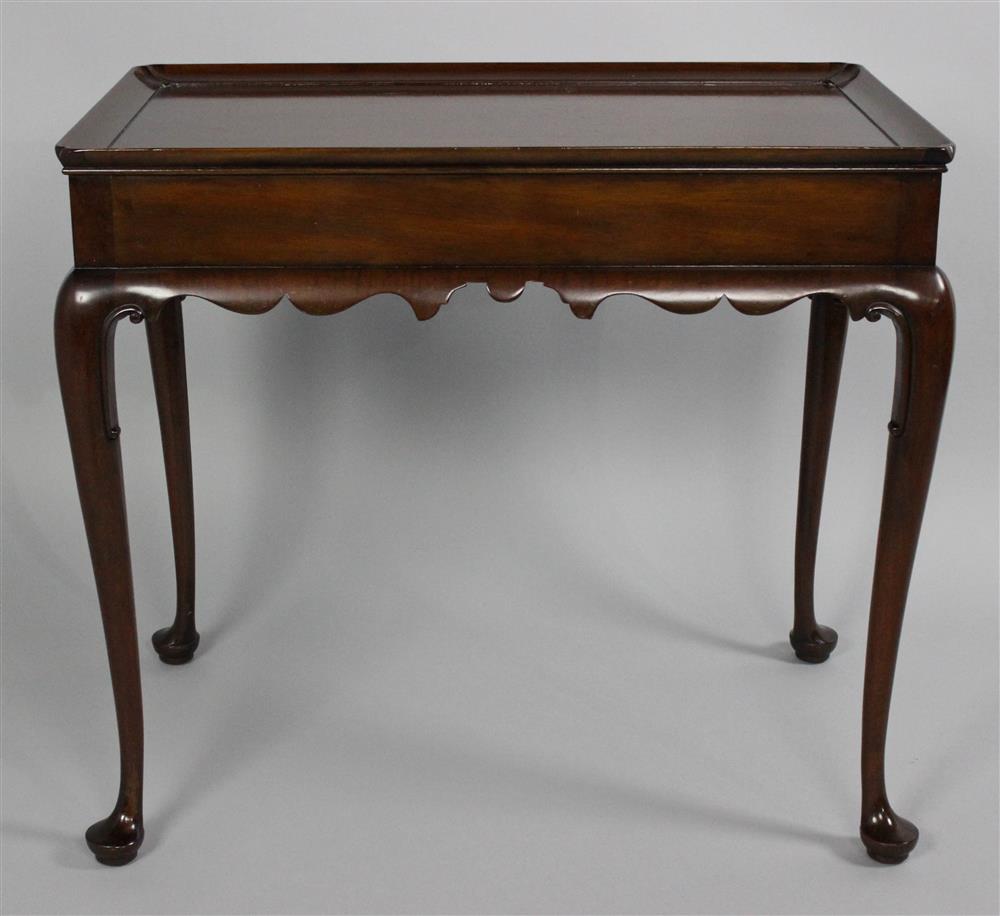 Appraisal: KITTINGER COLONIAL WILLIAMSBURG CW QUEEN ANNE STYLE MAHOGANY TEA TABLE