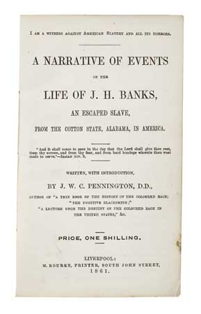 Appraisal: I AM A WITNESS TO AMERICAN SLAVERY AND ALL ITS