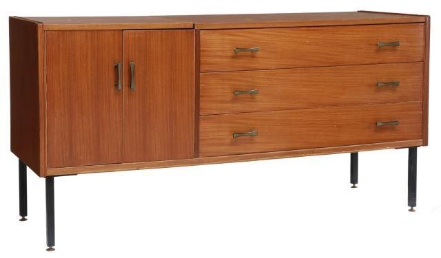 Appraisal: Italian mid-century modern sideboard c s rectangular case fitted with