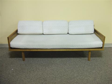 Appraisal: HVIDT STYLE DAYBED SETTEE WITH CUSHIONS Mid to late th