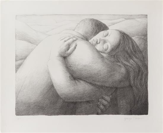 Appraisal: Sale Lot George Tooker American - The Embrace lithograph artist