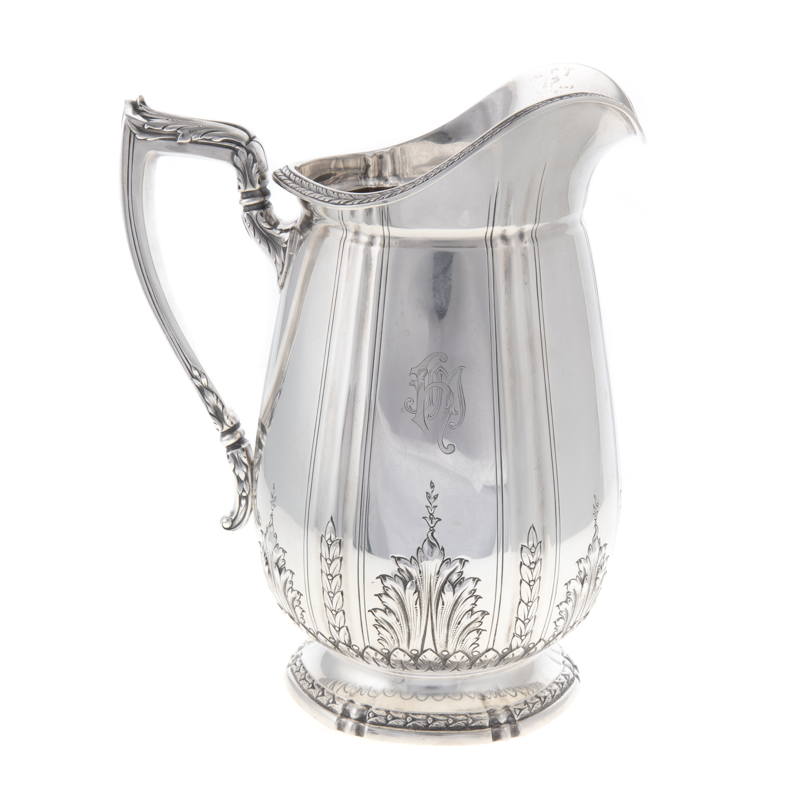 Appraisal: REED BARTON STERLING WATER PITCHER date mark model C pint