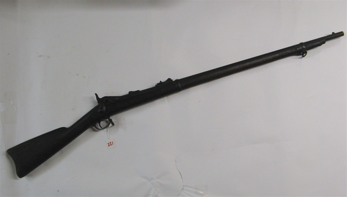 Appraisal: U S SPRINGFIELD MODEL TRAPDOOR RIFLE - caliber round barrel