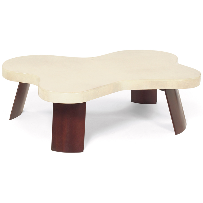 Appraisal: Paul T Frankl Cloud coffee table by Johnson Furniture Co