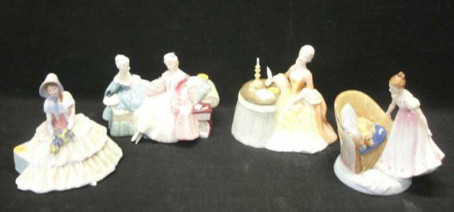 Appraisal: ROYAL DOULTON Female Figurines Series HN HN HN HN From