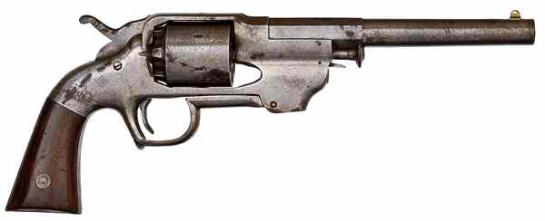 Appraisal: Allen Wheelock Center Hammer Army Percussion Revolver cal '' half-octagonal