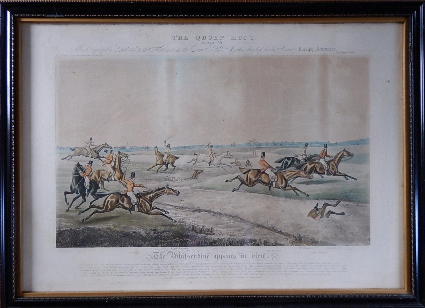 Appraisal: After Henry Alken - The Quorn Hunt 'The Whissendine appears