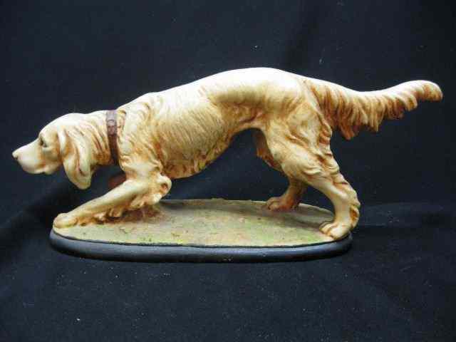 Appraisal: Figural Dog Metal Doorstop retriever original paint '' tall ''