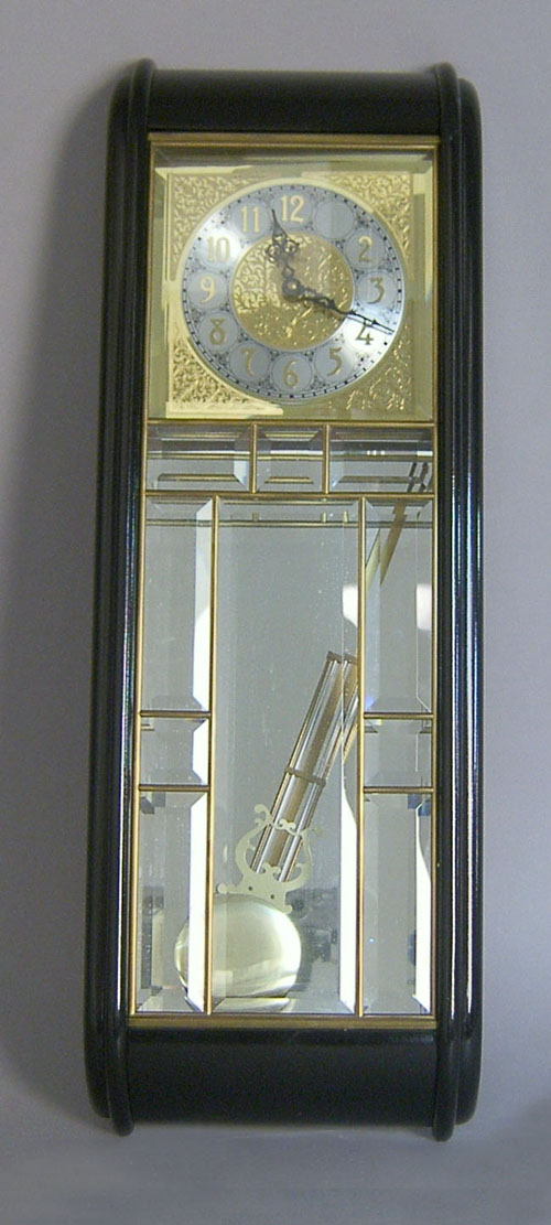 Appraisal: Ansonia ebonized wall clock