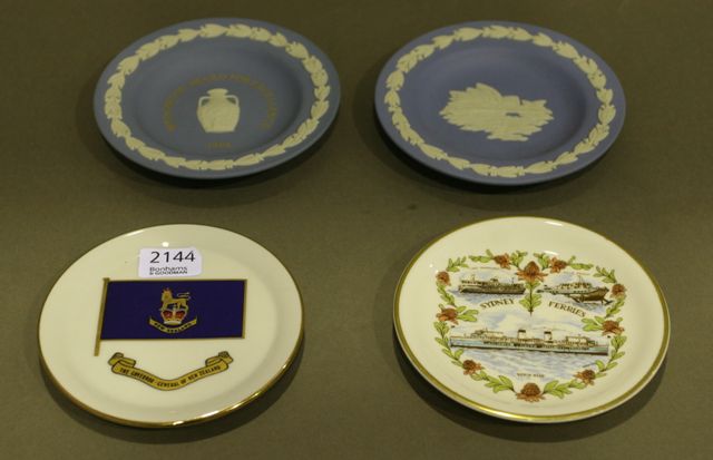 Appraisal: A quantity of Wedgwood commemorative jasperware together with assorted porcelain