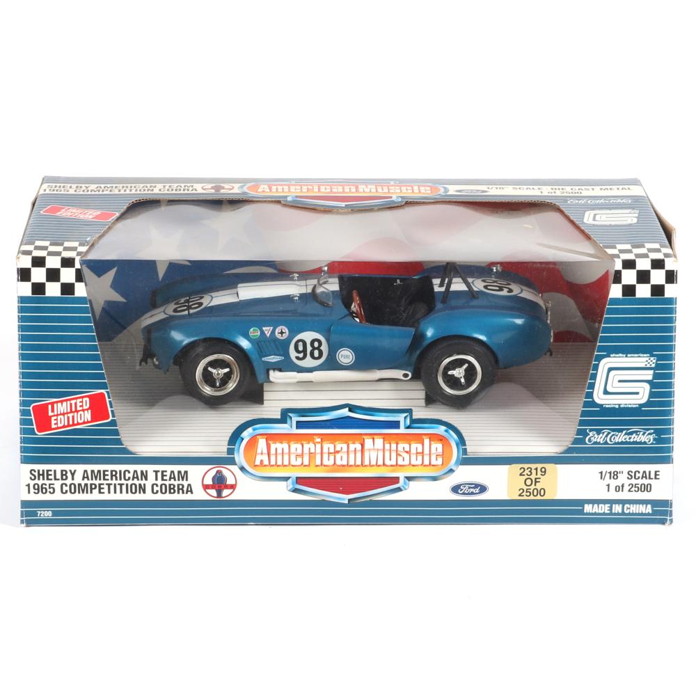 Appraisal: FORD SHELBY COBRA COMPETITION LIMITED EDITION SCALE AMERICAN MUSCLE DIECAST