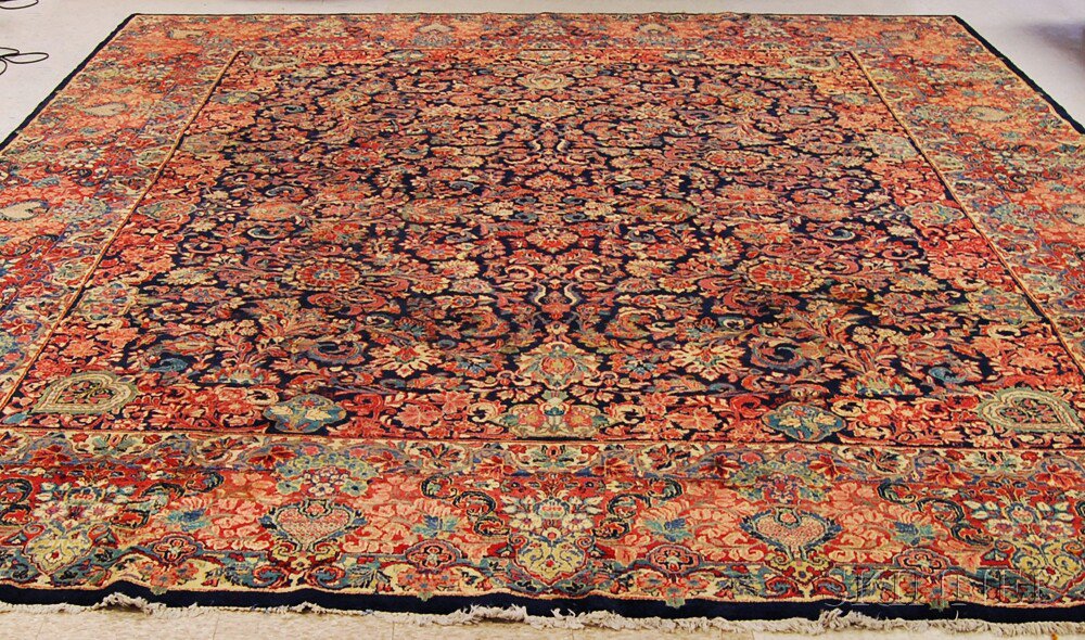 Appraisal: Sarouk Carpet West Persia second quarter th century reduced ft