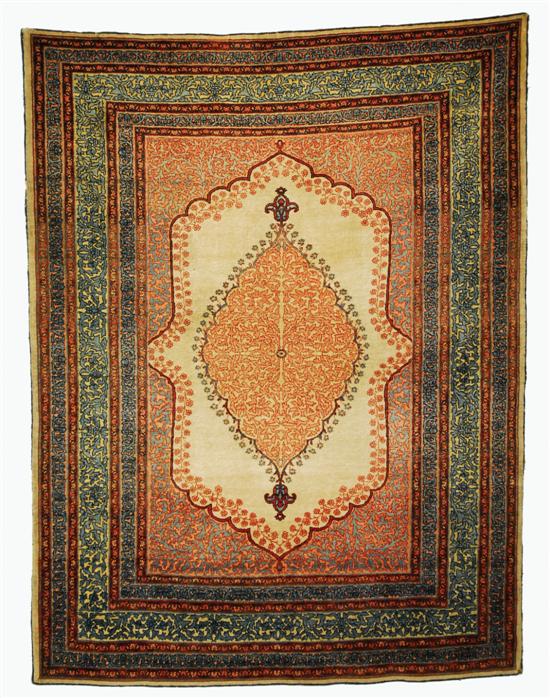 Appraisal: TABRIZ HAJI JALIL RUG Persia circa feet inch x feet