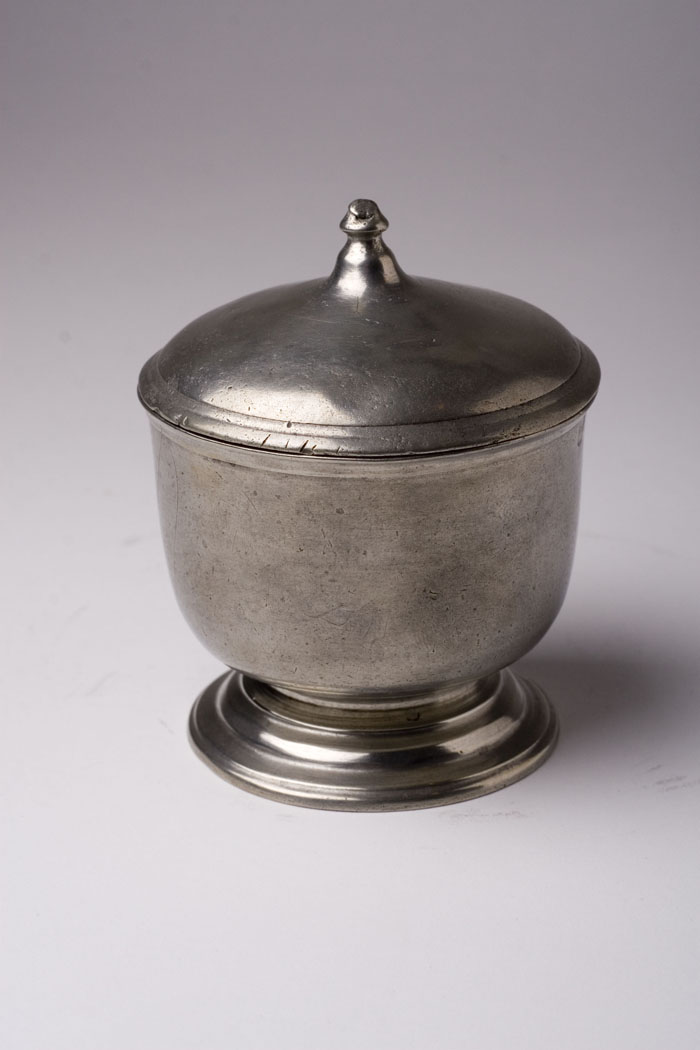 Appraisal: PEWTER SUGAR BOWL THOMAS DANFORTH II - Middletown Connecticut -