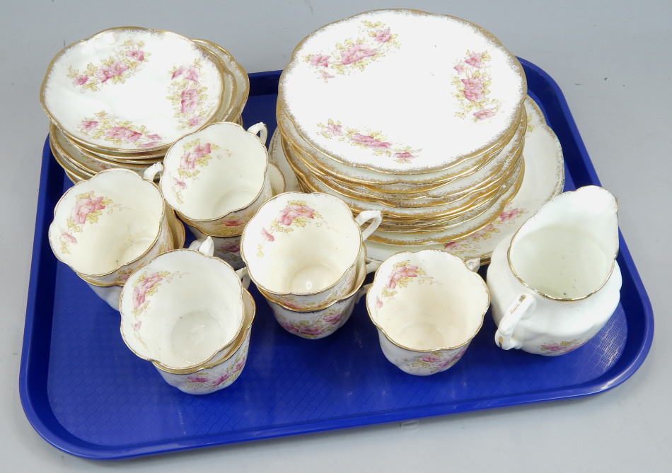 Appraisal: A Royal Albert porcelain part tea service printed and painted