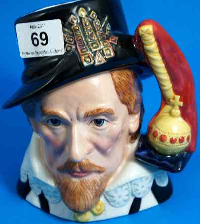 Appraisal: Royal Doulton Large Character Jug King James st D Limited