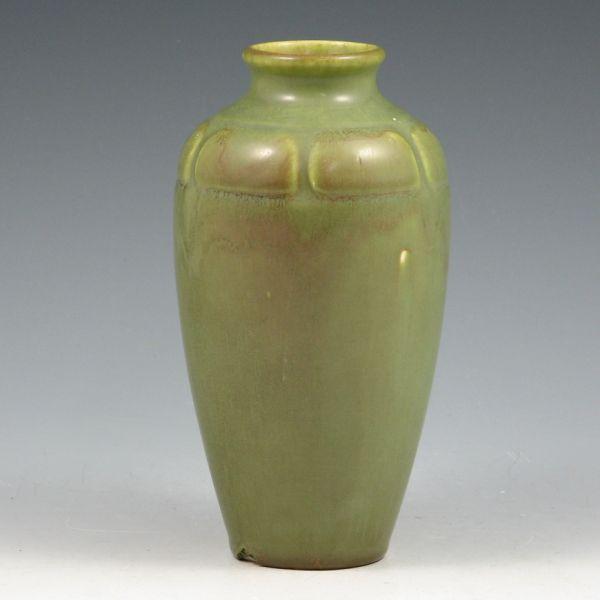 Appraisal: Rookwood vase from with matte green glaze Marked with Rookwood