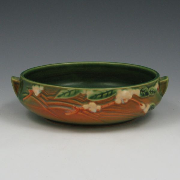 Appraisal: Roseville Snowberry bowl in green Marked Roseville USA BL -