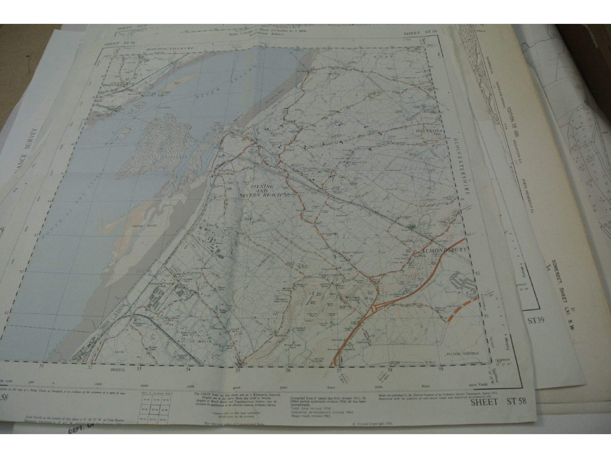 Appraisal: A large quantity around of Ordinance Survey maps scale or