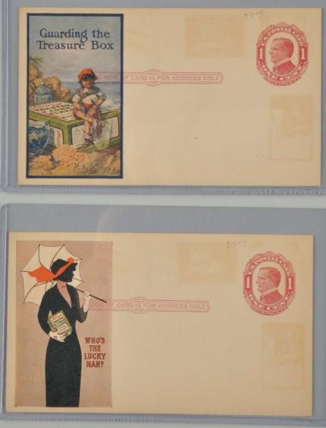 Appraisal: Lot Of Kellogg's Advertising Postcards These two cards advertise Kellogg's