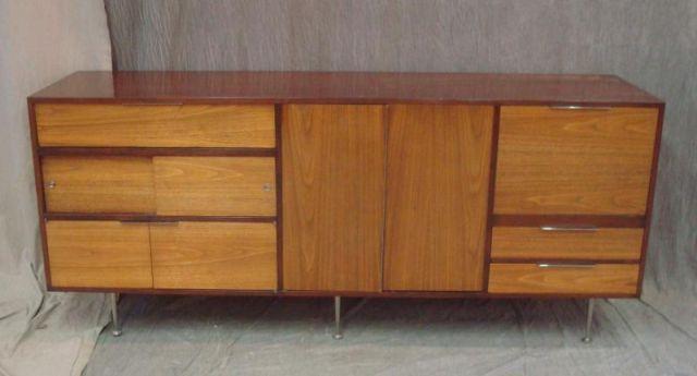 Appraisal: Midcentury Server Raised on Metal Legs From a New Jersey