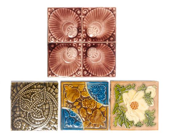 Appraisal: Sale Lot A Large Collection of Pottery Tiles comprising various