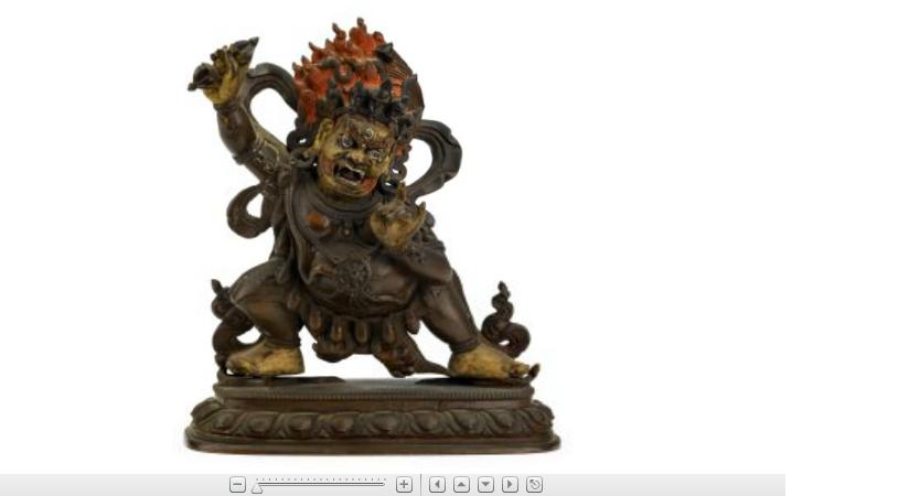 Appraisal: Sino-Tibetan bronze figure of Vajrapani th century