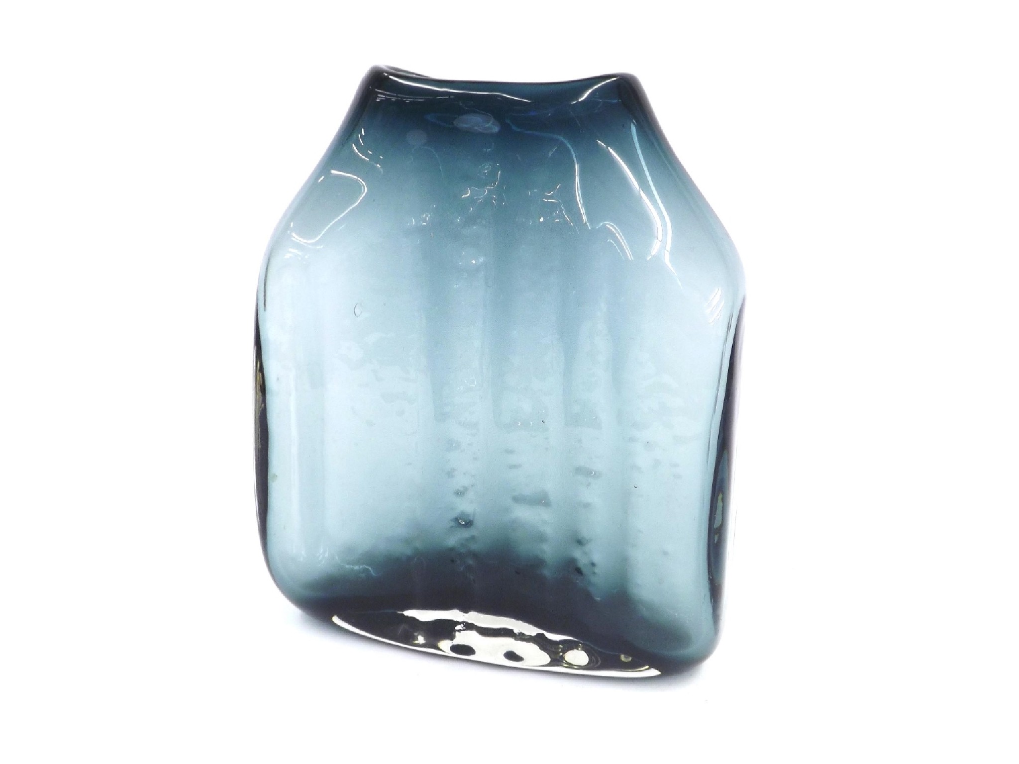 Appraisal: Geoffrey Baxter for Whitefriars - indigo textured shouldered vase high