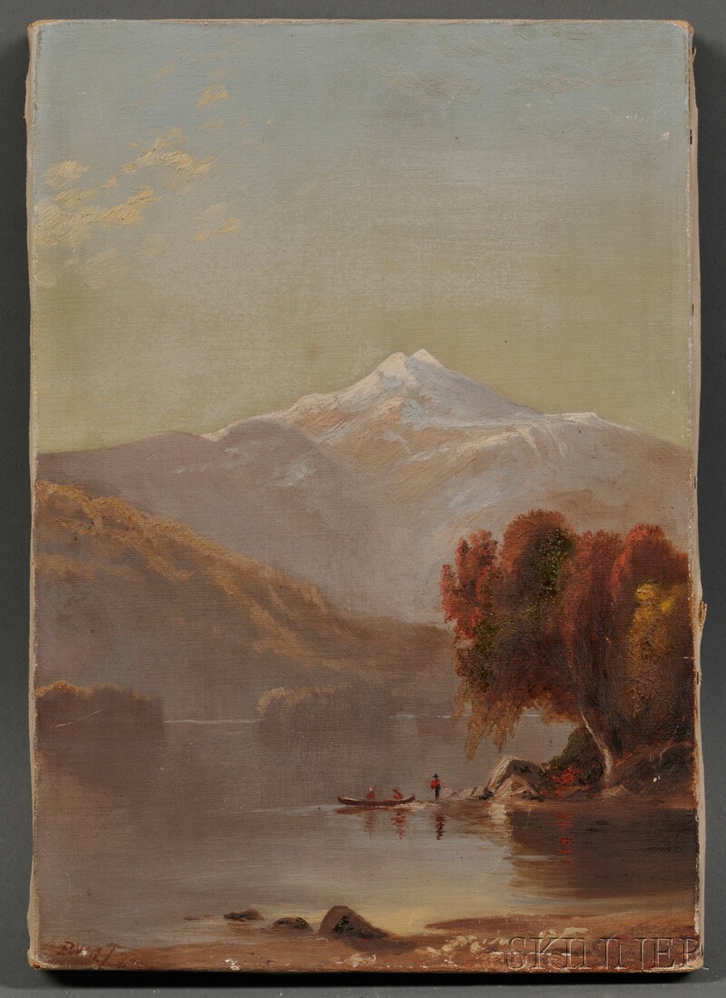 Appraisal: American School th Century View of Mt Jefferson New Hampshire