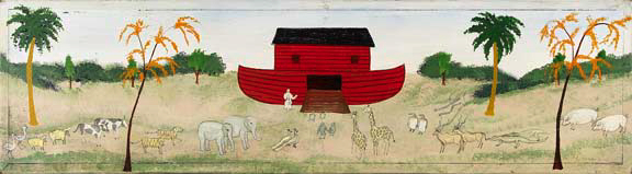 Appraisal: C Munro American Massachusetts Contemporary Noah's Ark mixed media on