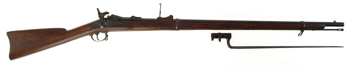 Appraisal: ASSEMBLED SPRINGFIELD TRAPDOOR RIFLE W BAYONET NSN Cal - rnd