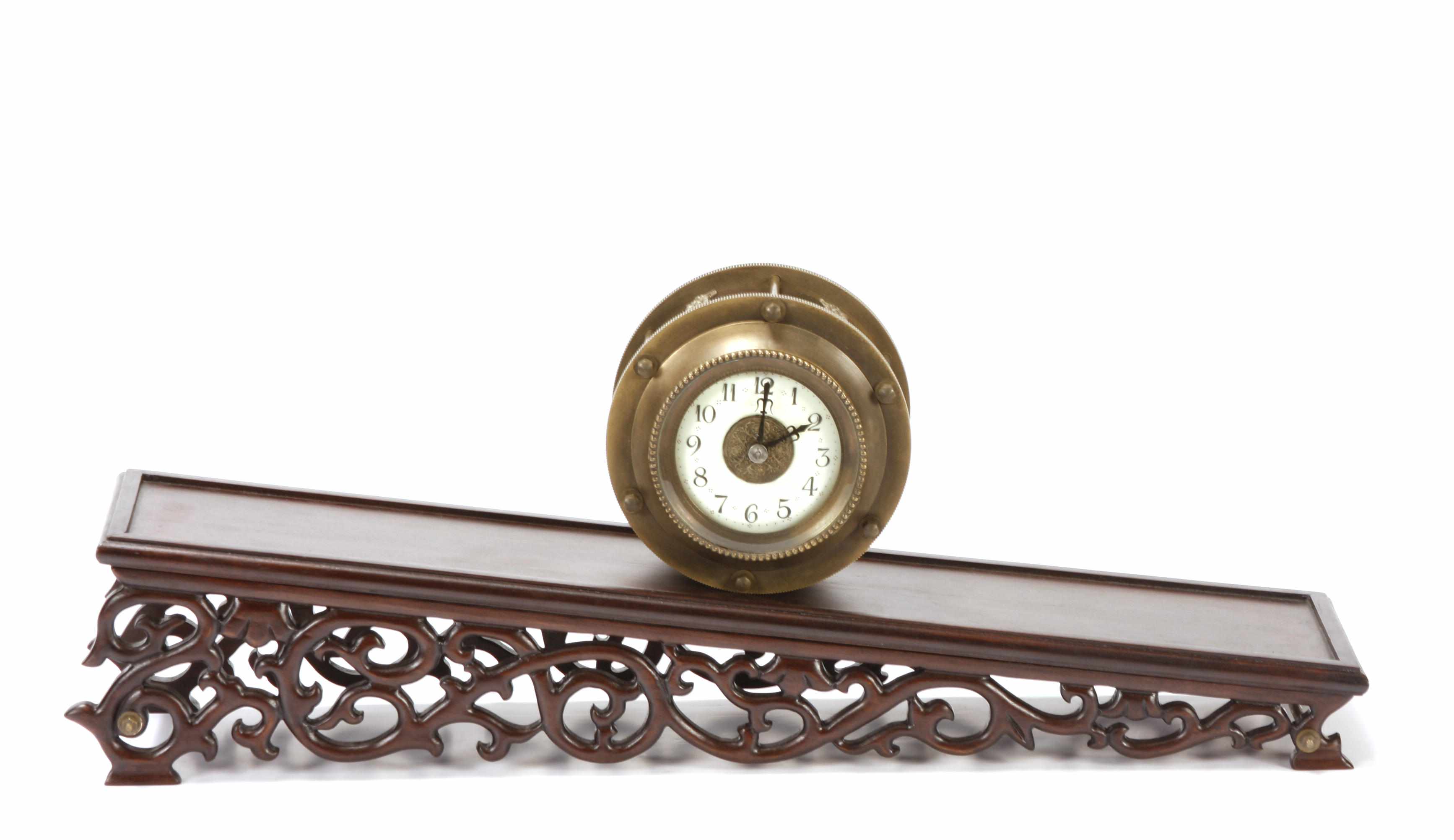 Appraisal: Property of Various Owners An unusual rolling clock on a