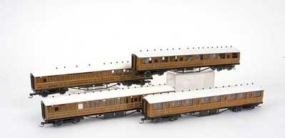 Appraisal: OO Gauge Kitbuilt a group of Ian Kirk LNER teak