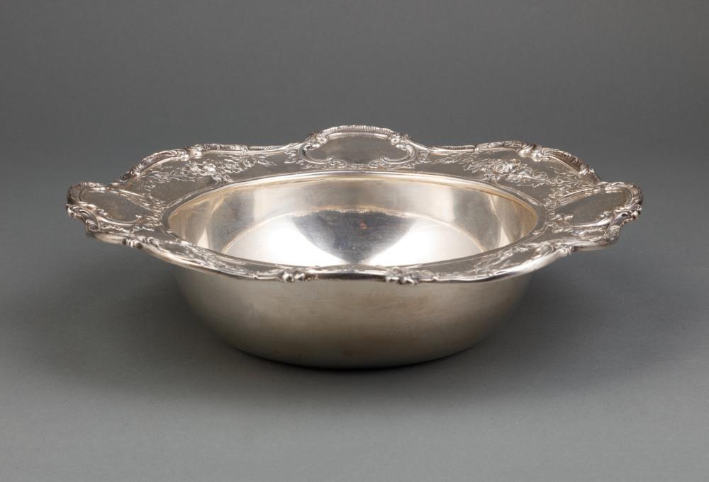 Appraisal: Antique Gorham Sterling Silver Circular Vegetable Bowl in the Rococo