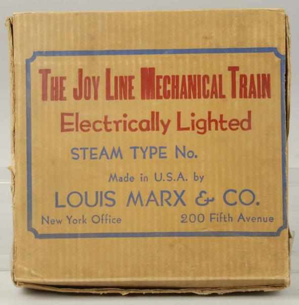 Appraisal: Tinplate Joy Line Wind-Up Passenger Train Set Description American O-gauge