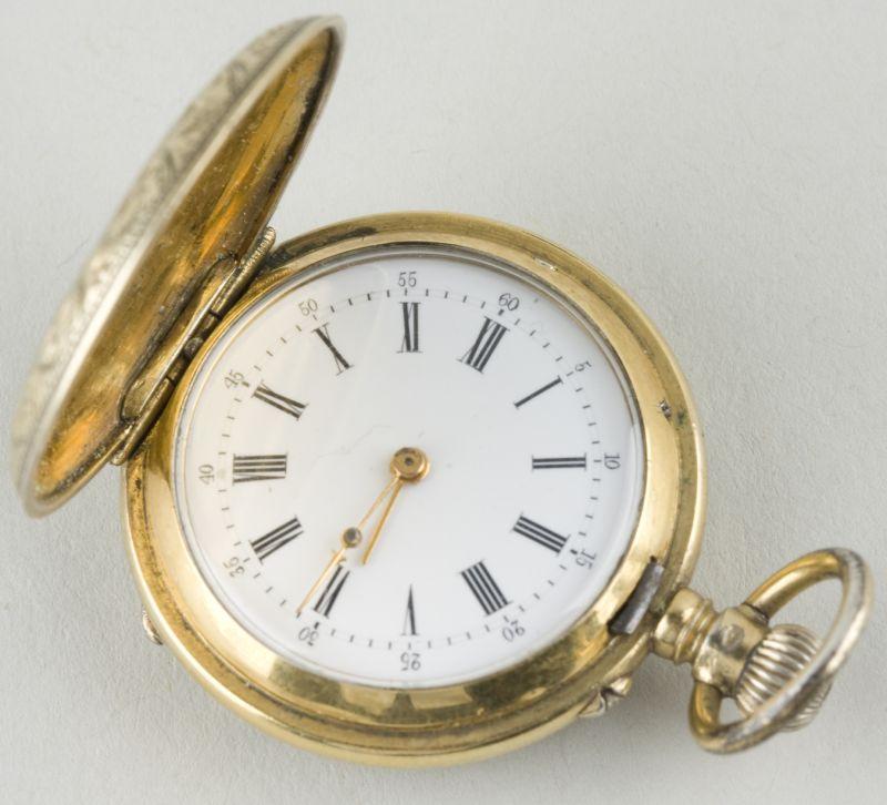 Appraisal: Antique Lady's German or French Pocket Watch silver with German