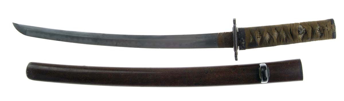 Appraisal: JAPANESE SHINTO WAKIZASHI - shinogi zukuri blade with wide gunome