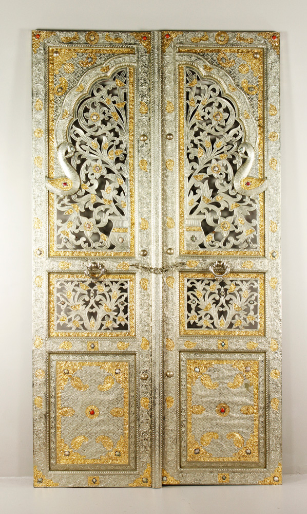 Appraisal: - Pair of Persian Palace Doors Pair of Persian palace