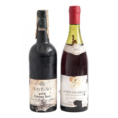 Appraisal: Wine Taylor Fladgate Yeatam Taylors Vintage Port and a bottle