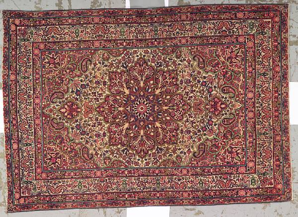 Appraisal: A Lavar Kerman rug South Central Persia late th century