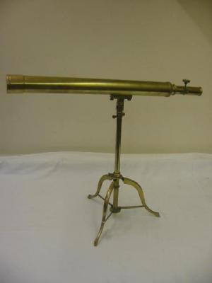 Appraisal: A BRASS TELESCOPE by Ryland Sons London dated with wind-out