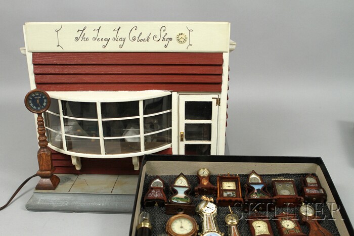 Appraisal: The Teeny Tiny Clock Shop Jacques and Mary Deveaux New