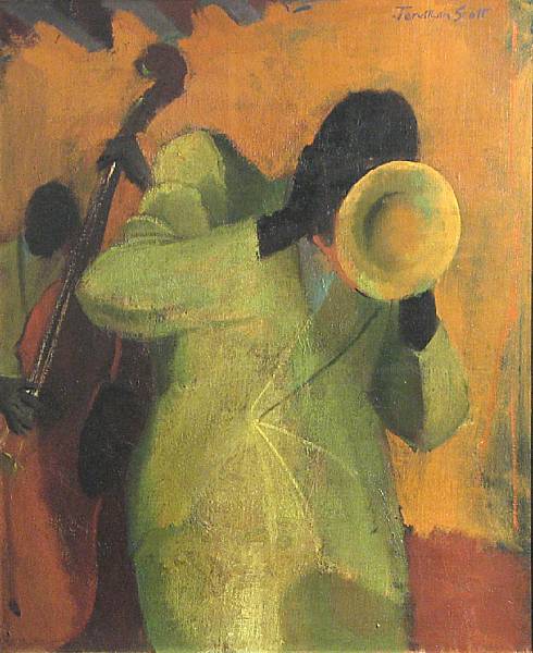 Appraisal: Johnathan Hartley Folliott Scott American - Trumpet Player signed 'Johnathan