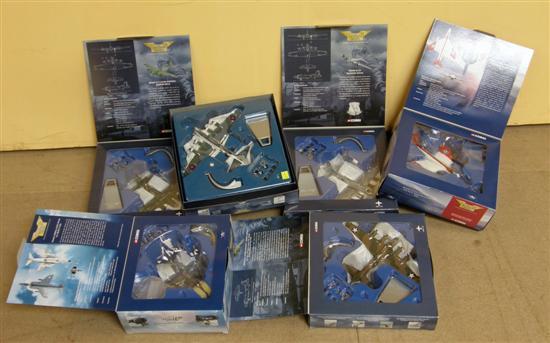 Appraisal: Seven Corgi Aviation Archive die cast military aircraft Hawker Siddeley