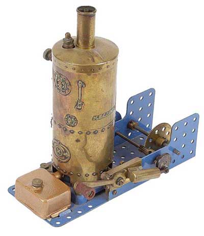 Appraisal: Meccano c s Steam Engine some repainting to baseplate and