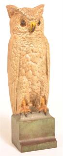 Appraisal: Bradley Hubbard Owl Form Cast Iron Doorstop Signed on the