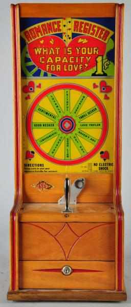 Appraisal: Romance Register Electric Fortune Machine Description Working Condition Excellent Size